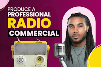 produce a professional radio commercial