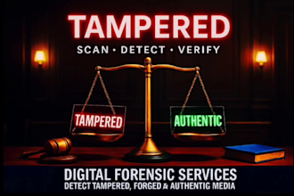 examine media files for authenticity check detect tampering, manipulation
