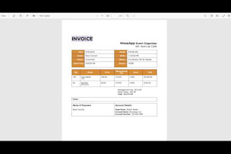 create custom  service invoice applications with appsheet