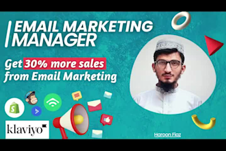 be your email marketing manager on klaviyo or mailchimp