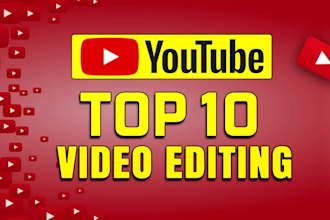 make top 10 viral youtube videos and video editing