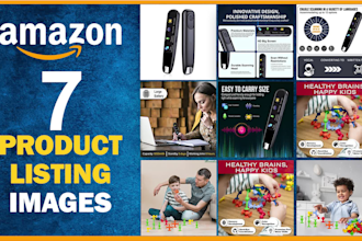 design amazon product listing images