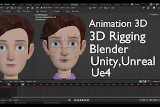 rig your 3d character in blender for animation and games