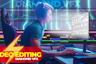do top rated video editing, youtube promo and video trailer
