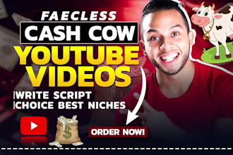 make cash cow youtube videos and faceless cash cow automation