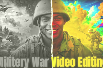 edit youtube war and military niche video editing