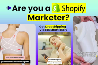 create dropshipping video ads for facebook and tiktok