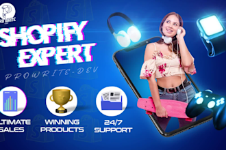 custom shopify store setup and theme development by an expert