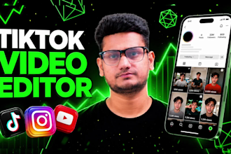 edit tik tok ads, viral reels with caption as a professional tiktok video editor