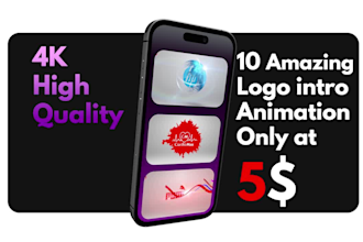 create glorious logo animation or youtube intro video