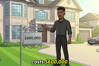 create professional 2d finance videos for youtube automation