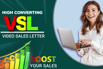 edit high converting vsl video sales letter or sales video