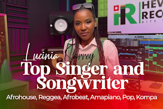 be your afrobeat,afrohouse, zouk, reggae, singer writer