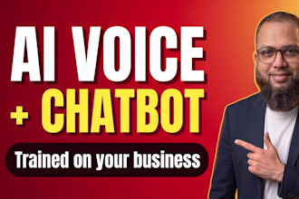 build an ai voice assistant and chatbot trained on your business