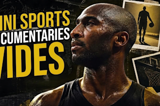 create mini sports documentaries videos for your youtube channel
