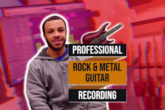 record professional rock and metal guitar for your music