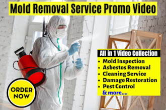 do mold removal video or mold remediation promo video ads
