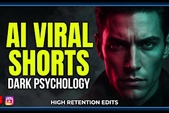 create viral ai dark psychology shorts and cinematic reels