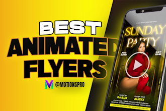 do animated motion posters event club concerts and motion flyers