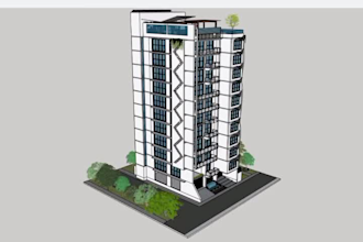 create professional sketchup 3d model from floor plan or cad