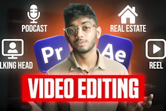 edit your talking head youtube videos and vsl video editing