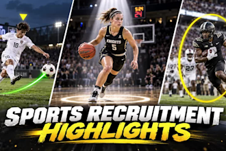 edit sports highlight videos for football and soccer recruiting