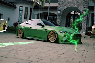 professionally edit car, real estate video for you with speed ramping