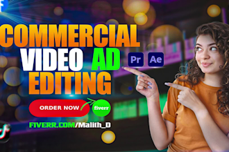 create high quality and creative branded commercial video ad