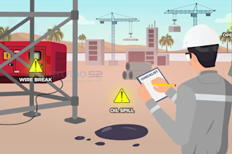 create a professional safety animation