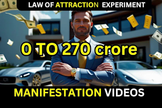 create law of attraction motivational videos for youtube