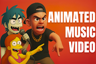 create a stunning 3d animated music video for your song