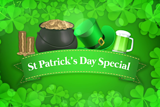 create st patricks day greetings photo slideshow video
