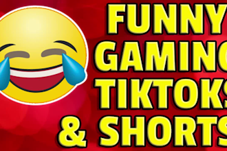 edit a funny gaming video for tiktoks shorts reels