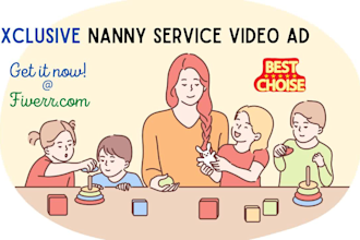 make local nanny or babysitting service video or child daycare service video