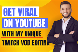 be your twitch vod editor for stream highlights video