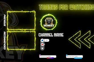 do youtube outro, end screen, end card, subscribe button or lower thirds