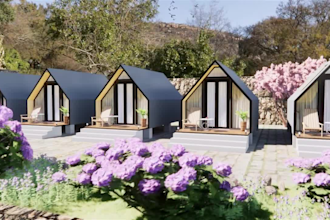 design 2d floor plan 3d modeling for tiny house, cabin house