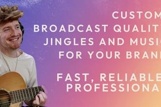 make a professional jingle for your video, brand or product