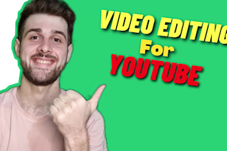 do expert video editing for youtube