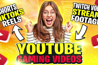 create youtube gaming videos and highlights with fun moments