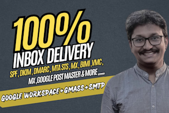setup gmail google workspace, gmass, smtp server