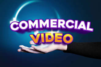 create eye catchy brand commercial or promo video ads