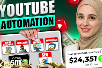set up faceless cash cow channel and videos for youtube automation