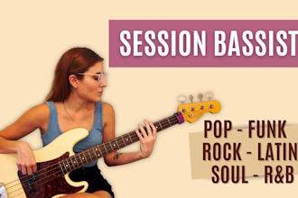 be your pro session bass player