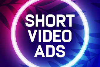 create flashy short promo video ad for facebook instagram