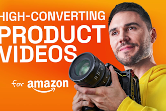 make a premium ecommerce product video, amazon and more