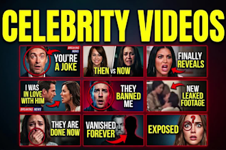do professional celebrity gossip and celebrity news video editing
