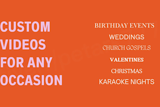 make a full HD karaoke style or lyrics singalong video