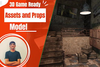 create realistic 3d game models for your project