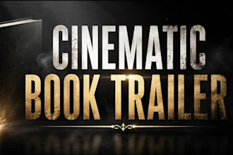 create a stunning book trailer to promote your novel or ebook